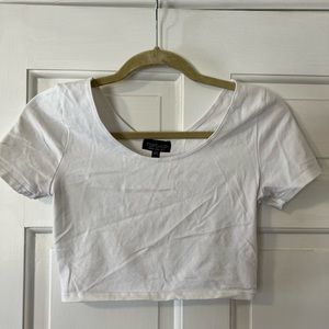 Top shop- white crop top